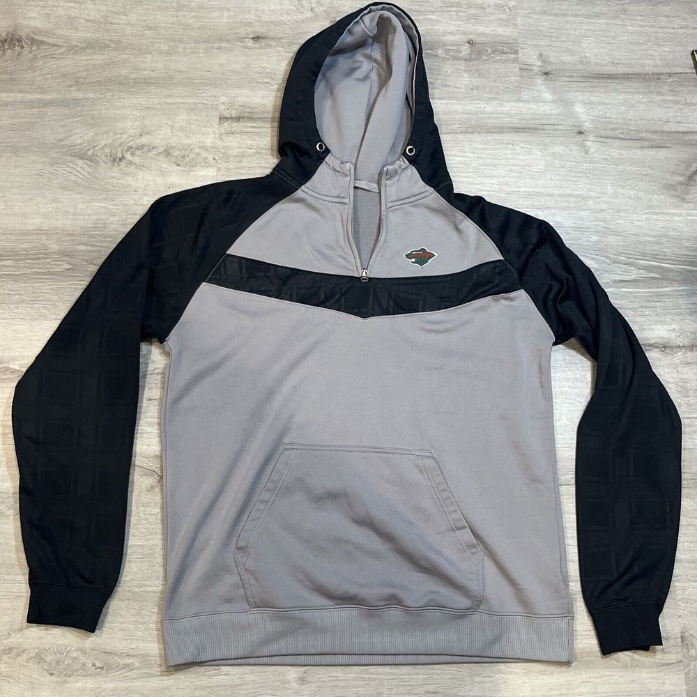 Minnesota Wild Hooded Sweatshirt Size Large